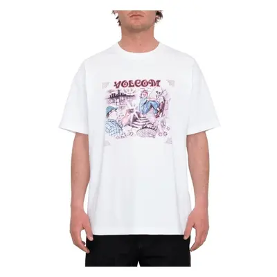 Volcom pánské tričko Street Keutchi White | Bílá