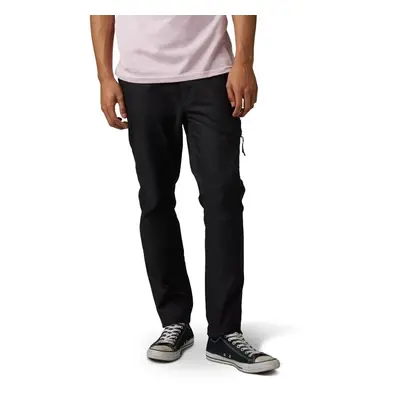 Fox pánské kalhoty Essex Stretch Slim Black | Černá