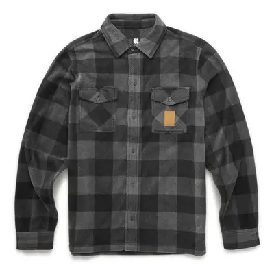 Etnies pánská košile Woodsman Fleece Charcoal | Šedá