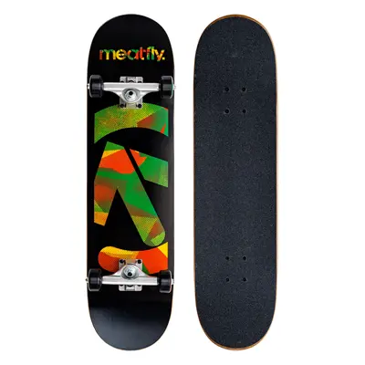 Meatfly skateboard Netto Black Rasta Mellow | Černá