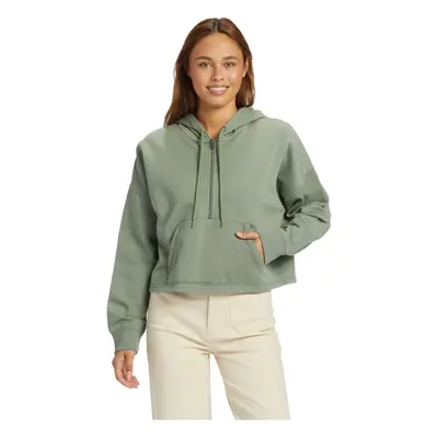 Roxy dámská mikina Drakes Cove Half Zip Agave Green | Zelená