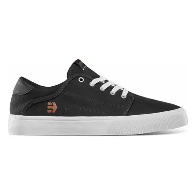 Etnies pánské boty Barge Slim Black/White/Silver | Černá