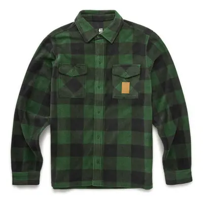 Etnies pánská košile Woodsman Fleece Olive | Zelená