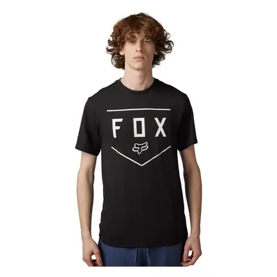 Fox pánské tričko Shield Ss Tech Black | Černá