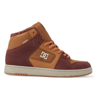 Dc shoes pánské boty Manteca Hi Brown/Brown/White | Bílá