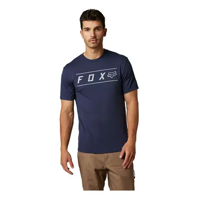 Fox pánské technické tričko Pinnacle Ss Heather Deep Cobalt | Modrá