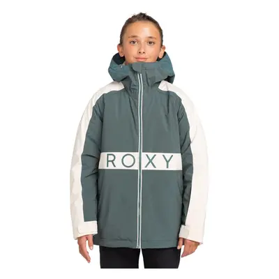 Roxy dětská SNB & SKI bunda Snowmist Girl Sea Pine | Zelená