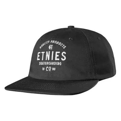 Etnies kšiltovka Skate Co Strapback Black/White | Černá