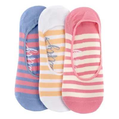 Meatfly ponožky Low socks - Triple pack D/ Big Stripes | Mnohobarevná