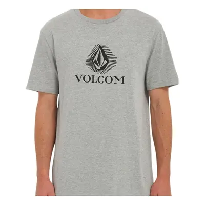 Volcom pánské tričko Offshore Stone Hth Sst Heather Grey | Šedá