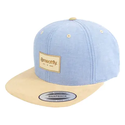 Meatfly kšiltovka Gruman Premium Snapback Blue/Beige | Modrá