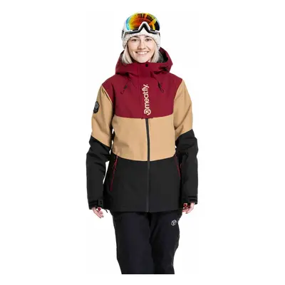 Meatfly dámská SNB & SKI bunda Kirsten Beet Red / Black | Černá