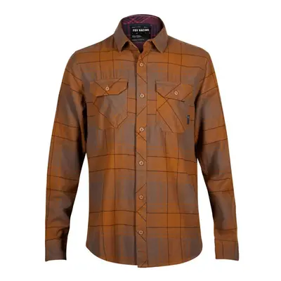 Fox pánská košile Traildust Flannel Nutmeg | Hnědá