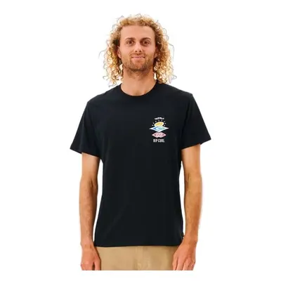 Rip curl pánské tričko Search Icon Black | Černá