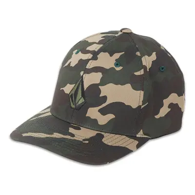 Volcom kšiltovka Full Stone Hthr Flexfit Camouflage | Zelená