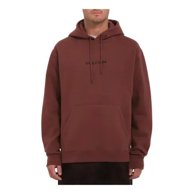 Volcom pánská mikina Stone Po Fleece Bitter Chocolate | Hnědá