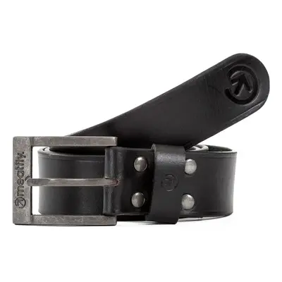 Meatfly Doppler Leather Belt A - Black | Černá