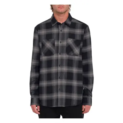 Volcom pánská košile Netastone Flannel Ls Black | Černá