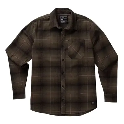 Fox pánská košile Source Flannel Olive Green | Zelená