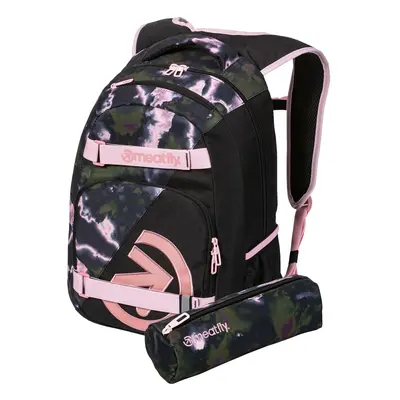 Meatfly batoh Exile Storm Camo Pink L + PENÁL ZDARMA | Černá | Objem L