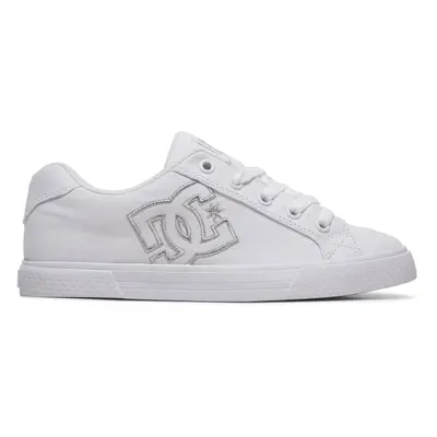 Dc shoes dámské boty Chelsea Tx White/Silver | Bílá