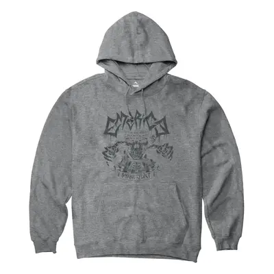 Emerica pánská mikina Shake Junt Skull Hoodie Grey/Heather | Šedá