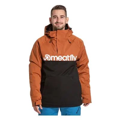 Meatfly pánská SNB & SKI bunda Slinger Premium Brown/Black | Hnědá