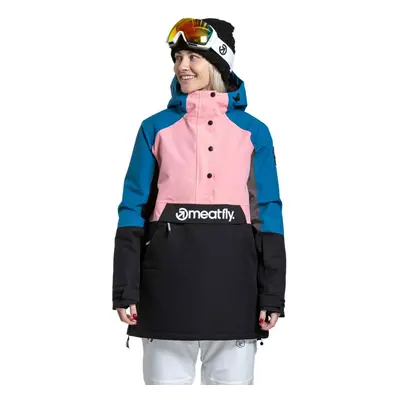 Meatfly dámská SNB & SKI bunda Aiko Flamingo Pink / Black | Černá