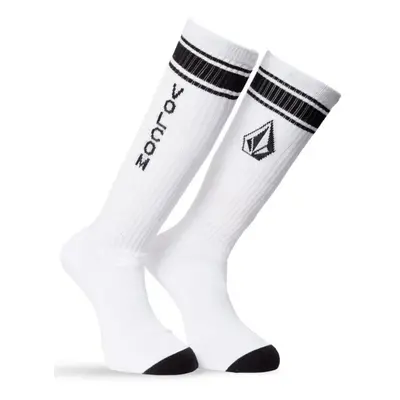 Volcom ponožky High Stripe Sock Pr White | Bílá