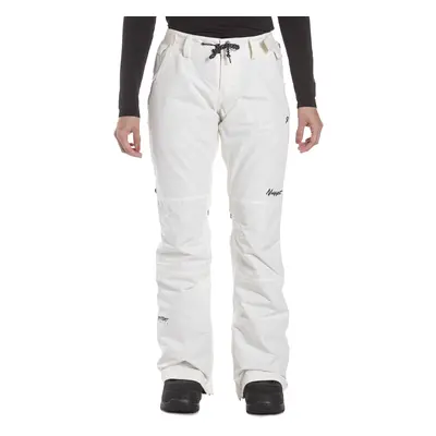 Nugget snowboardové kalhoty Kalo - Linen White | Bílá