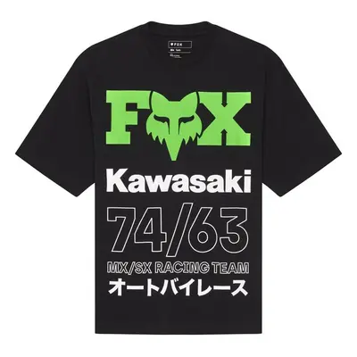 Fox pánské tričko Kawi Oversized Ss Black | Černá