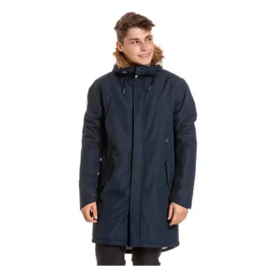 Meatfly pánská zimní bunda Lars Parka Midnight Navy | Modrá