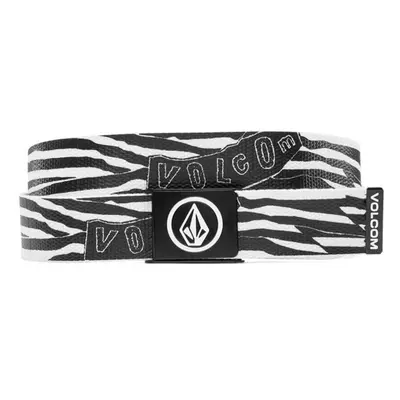 Volcom pásek Circle Web Off White | Černá