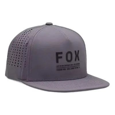 Fox kšiltovka Non Stop Tech Snapback Steel Grey | Šedá