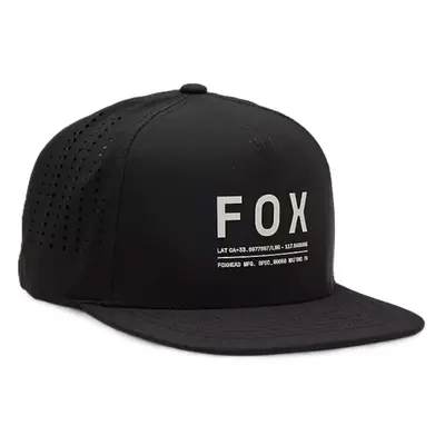 Fox kšiltovka Non Stop Tech Snapback Black | Černá