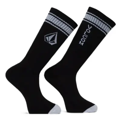 Volcom ponožky High Stripe Pr Black Single | Černá