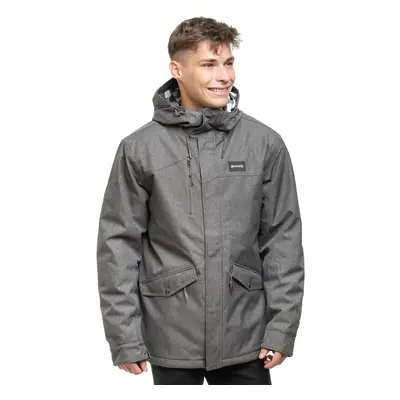 Meatfly pánská zimní bunda Nils Parka Grey | Šedá