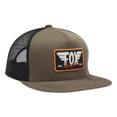 Fox kšiltovka Winged Trucker Military | Černá