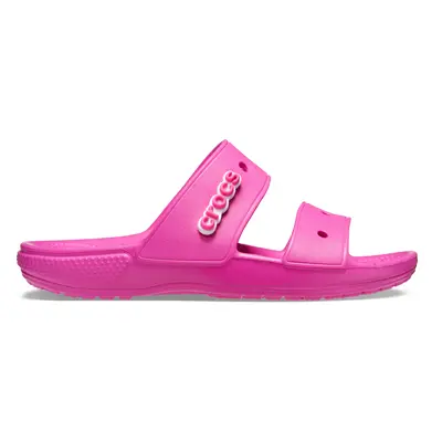 Dámské pantofle crocs classic sandal neonově růžová