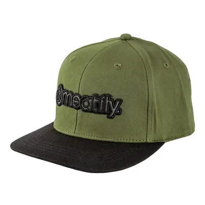 Kšiltovka meatfly tyler snapback černá/zelená one size