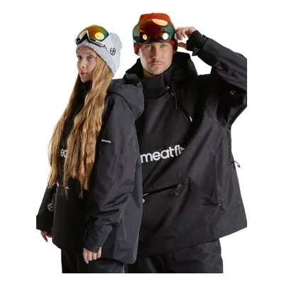 Unisex snb & ski bunda meatfly maddie černá xxl