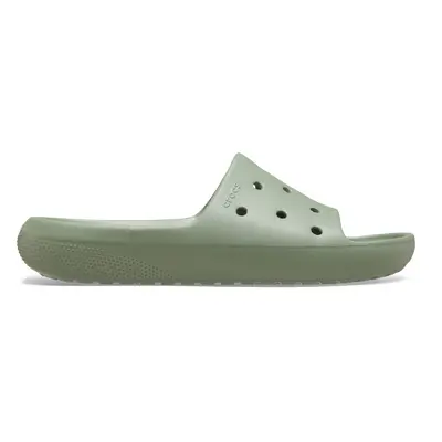 Unisex pantofle crocs classic slide v2 světle zelená