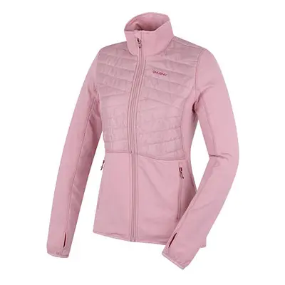 Dámská mikina na zip HUSKY Airy faded pink