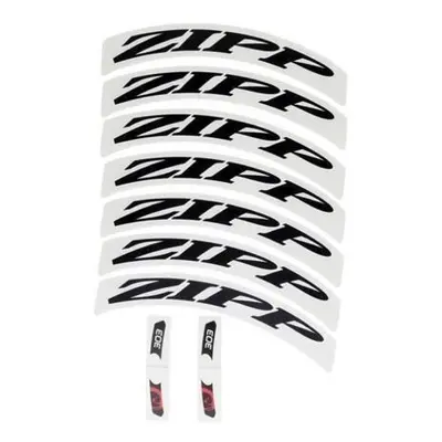 Cyklistické samolepky Zipp Decal Set Wheel Zipplogo Matteblk