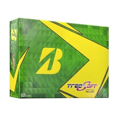 Golfové míčky Bridgestone Treosoft Yellow - 3ks