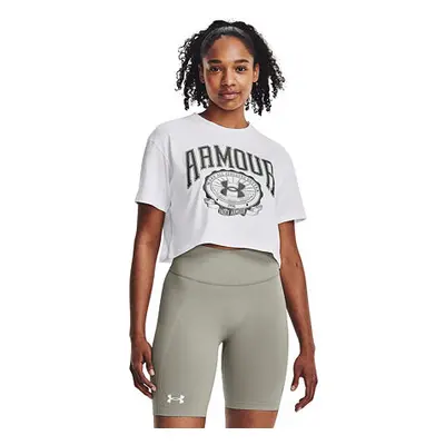 Dámské tričko Under Armour Collegiate Crest Crop SS