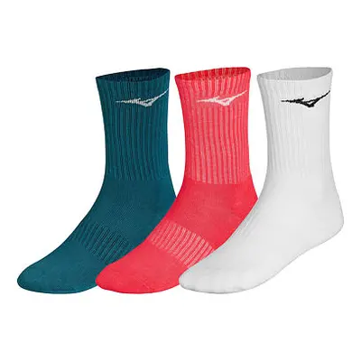 Ponožky Mizuno Training 3Pack - White/RadiantRed/MoroccanBlue