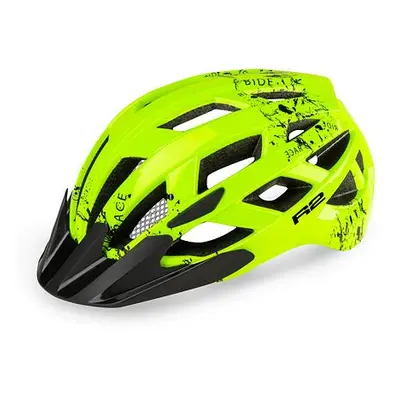 CYKLISTICKÁ HELMA R2 LUMEN JUNIOR ATH20B yellow