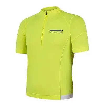 SENSOR COOLMAX ENTRY pánský dres kr.rukáv neon yellow