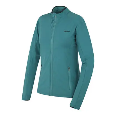 Dámská mikina HUSKY Tarp zip fd. turquoise